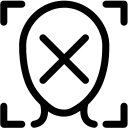 Authentication,Denied,Disapprove,Technology,Face id,Face id scan,Face scan